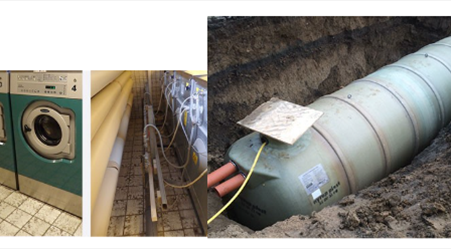 F�llesvaskerier og r�r